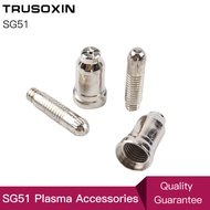 20 Sản Phẩm Tiêu Hao SG51 (10 Tps + 10 Điện Cực) Phụ Kiện Máy Cắt Plasma Không Khí DC Biến Tần 60a D
