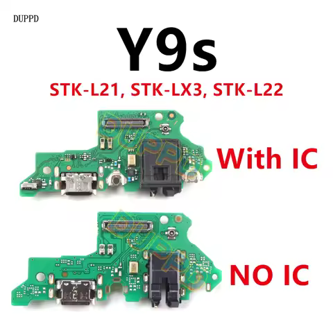 USB Charging Charger Port Connector Board For Huawei Y9s With Microphone Mic Parts Flex Cable 10W