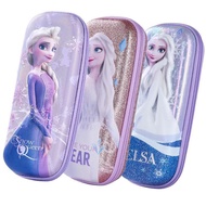 Pencil Case 3D Disney Pencil Case Waterproof Iron Man Elsa Anna Frozen Spiderman 3D Smiggle