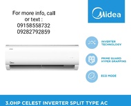 MIDEA 3.0HP Split Type Inverter Aircon