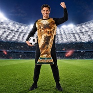 2026 World Cup Fan Costume FIFA World Cup Cosplay Outfit Soccer Party Wear Trophy Props