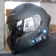 Cool Rider Dual Lens Motorcycle Full Helmet Drinking Water 3C Certification Lightweight Ghost Face H