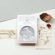 【紀錄印章】no.09-扉頁之秋 | 水晶印章 透明印章 花草印章