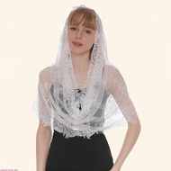 sweety Lace for Head Scarf For Church Mantilla Lace Scarf Chapel Veil Catholic Mass Spanish Mantilla