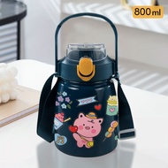 Zhejiang Children's Drinking Bottle Insulation Water Bottle With Straw 800 ml - DJ-689