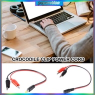 POP 26cm Power Line DC5 5x2 1mm Male Female Connectors to 2 Alligators Clamps Power Cable for 1V 36V