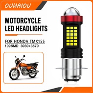 108 LED FOR HONDA TMX155 P15D  Motorcycle Headlight Bulb White  White With Lens High Low Beam 12-80V