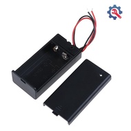 [GEX] 9V Volt PP3 battery holder box dc case w/ wire lead on/off switch cover
 [TH]