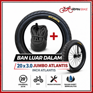 Ban Luar dalam BMX ATLANTIS 20 X 3.0 JUMBO sepeda 20 in