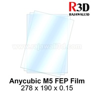 FEP Film For Anycubic Photon Mono M5 278x190x0.15mm