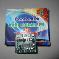 Kit Audio Equalizer Mini 5 Channel Mono Type 644 Trimpot Rakitan Ampli