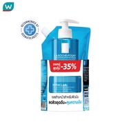 Laroche-Posay ลา โรช-โพเซย์ เอฟฟาคลาร์ โฟมมิ่ง เจล 400 มล. + รีฟิล 400 มล.