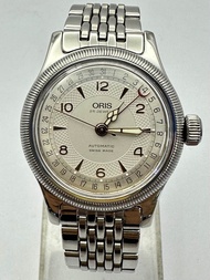 ORIS BIG CROWN Automatic Swiss Made 25 Jeweles เข็มชี้วันที่กล้ามปู ตัวเรือนสแตนเลส นาฬิกาผู้ชาย มือสองของแท้