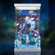 [AOWOBOX] Apex 原神 神里綾華 白鷺霜華 手辦高透主題展示盒 展示箱 display box 亞加力 模型盒 亞加力展示盒 燈