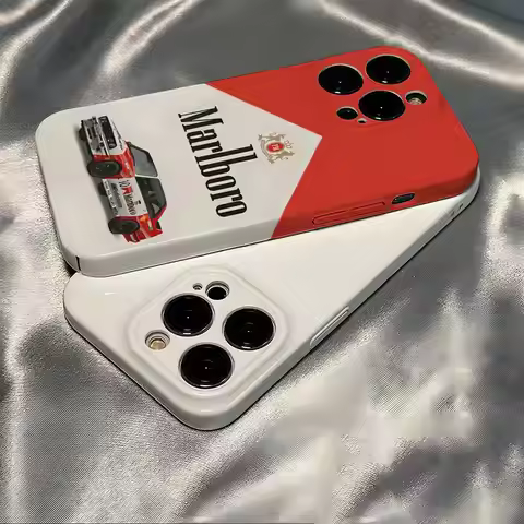Cigarette-M-Marlboross Phone Case For Iphone 16 Pro Max 15 Pro 13 14 12 11 8 7 Plus X XR XS Max All 