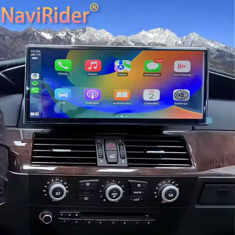 Android Screen For BMW E60 E61 E63 E64 E90 E91 3 Series 5 Series 2004-2010 2012 Carplay Player Head