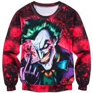 JOKER CARD GRIN BATMAN SWEATER