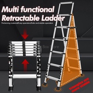 New Product Folding Aluminium Ladders Household Ladder Telescopic Multi-Function Lifting Engineering Stairs Herringbone Ladder Foldable