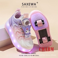 【Original Quality】Kuromi Heelys Girls Season 's Sports Shoes Fla Kuromi Heelys Shoes Girls Season Ch