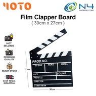 Foto Film Clapper Board Wooden Director Board New Style Video Filming Movie City Clapperboard Clapbo