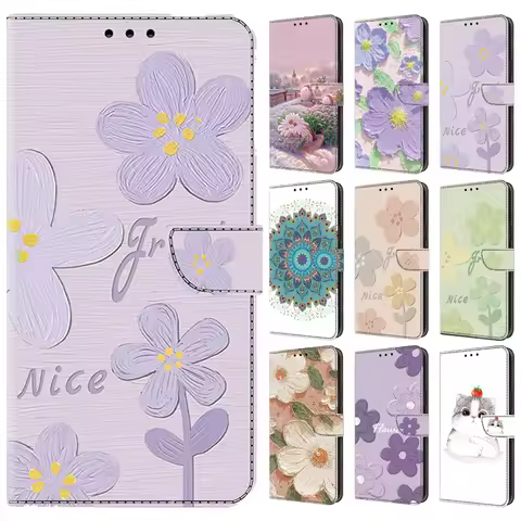 3D Magnetic Flip Leather Wallet Case For Nokia G300 G60 G22 G21 G20 G11 G10 5.4 5.3 3.4