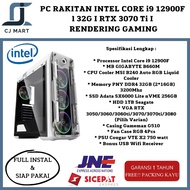 PC RAKITAN INTEL CORE i9 12900F l 32G I RTX 3070 Ti I RENDERING-GAMING - RTX 3070ti