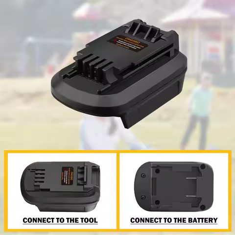 For DeWalt and For Milwaukee 18V/20V Lithium-Ion Batteries for Black&Decker 18V 20V Power Tools DM20
