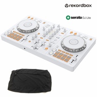 《6月下旬発売》 Pioneer DJコントローラー DDJ-FLX4-W (ホワイト) ＋ ダストカバー付き 《rekordbox / Serato DJ Lite 対応》【DDJ-400 後続機種