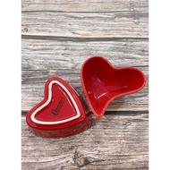 |Gốm Nhật 2hand| Set thố tim đỏ CENTURY