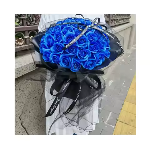 Aqumotic 52/99 Fake Roses Bouquet of Roses Flower Long-term Ramos De Flores Big Bunch Bouquet Mother