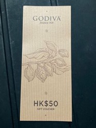 GODIVA $50 禮劵 coupon