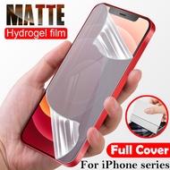 For iPhone 17 17e 16e 16 15 14 13 12 11 Pro Max Air Mini XR XS Max 8 7 6s Plus SE Matte Hydrogel Fil