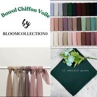 Bawal Chiffon Voile Premium Bidang 45 Grade A by Zie Fashion