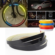 ⭐In Stock⭐Reflective Car Motorcycle Bike Body Rim Stripe Tape Sticker Roll DIY Decal【FL240316】