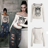 [Korea Air Transport] Off-the-Shoulder Top Oblique Shoulder Off-the-Shoulder Top Off-the-Shoulder To