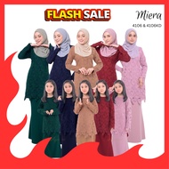 BAJU KURUNG MODEN LACE MIERA 4106 SEDONDON PLUS SIZE KIDS TUNANG NIKAH BLUE GREEN KHAKIS MAROON PURP