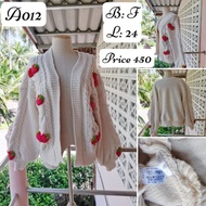 cardigan​ Strawberry Yarn​Red