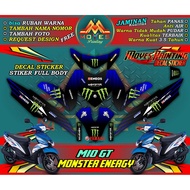 Decal Sticker Yamaha mio gt 125 - Decal sticker full body mio gt 125 decal motorbike mio gt 125 stic