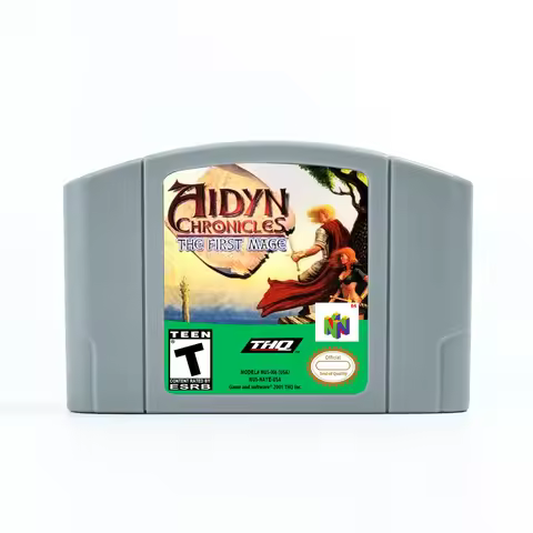 Aidyn Chronicles - The First Mage N64 Cartridge USA EUR Game Card For 64bit Game Consoles