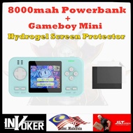 8000mAh Powerbank Handheld Game Console Mario Retro Gameboy Classic Mini / Hydrogel Screen Protector