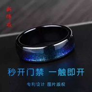 Nfc Access Control Card Smart Ring icid Access Control Card Chip Sticker Biadi Black Technology Men 