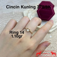 Gold/375 Gold Ring/8K Gold Ring/Women's Gold Ring/375 Real Gold Ring/Women's Ring/Korean Ring/Thin R