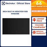 Electrolux EHI8255BE 80cm Induction Hob 2 Cooking Zones PowerBoost SenseFry Efficient & PowerBoost 2