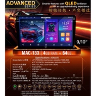 ANDROID PLAYER 4GB RAM + 64GB STORAGE WITH APPLE CAR PLAY & ANDROID AUTO YOUTUBE WAZE FULL SCREEN