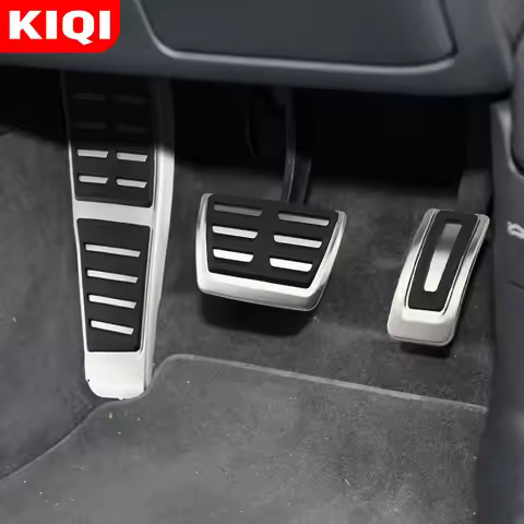 RHD Pedal Cover For Audi A5 B8 2007-2015 A4 B8 8K 2008-2015 Q5 8R 2005-2017 A6 C7 AT Pedals Pads Sta