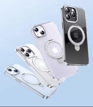 🔥今期必買🔥Momax iPhone 15 15plus 15pro 15promax 金屬支架磁吸防撞殼[全新行貨門市現貨］