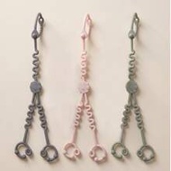 3pcs Silicone Lanyard, Dual-Head Multifunctional Lanyard, Adjustable Silicone Baby Stroller-With Bab