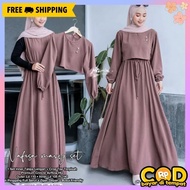 Gami Idul Fitri Ganis Contemporary Moslem Clothing Gammis 2024 Trendy Muslim Gamis Gmis Invitation P