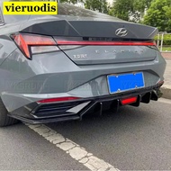 For Hyundai Elantra Avante CN7 2020 2021 2022 Rear Spoiler Rear Diffuser Bumper Lip Body Kit Accesso