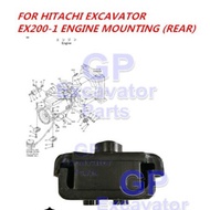 EX200-1/EX200-2/EX200-3/EX200-5/UH083/UH063 Hydraulic Excavator Engine Mouting Rear(4248362/4127808)